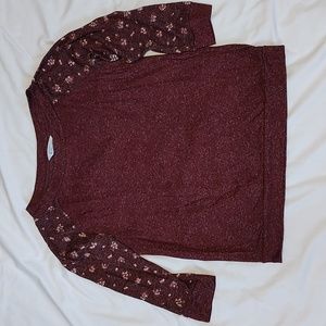 Paulsen Brushed Knit Top 3/4 Sleeve - L